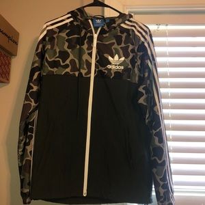 Camoflauge Adidas windbreaker